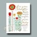 Bible Verse Art - Inspirational Art - Think About These Things - 8x10 Print - Mother's Day - Bible Verse Art
