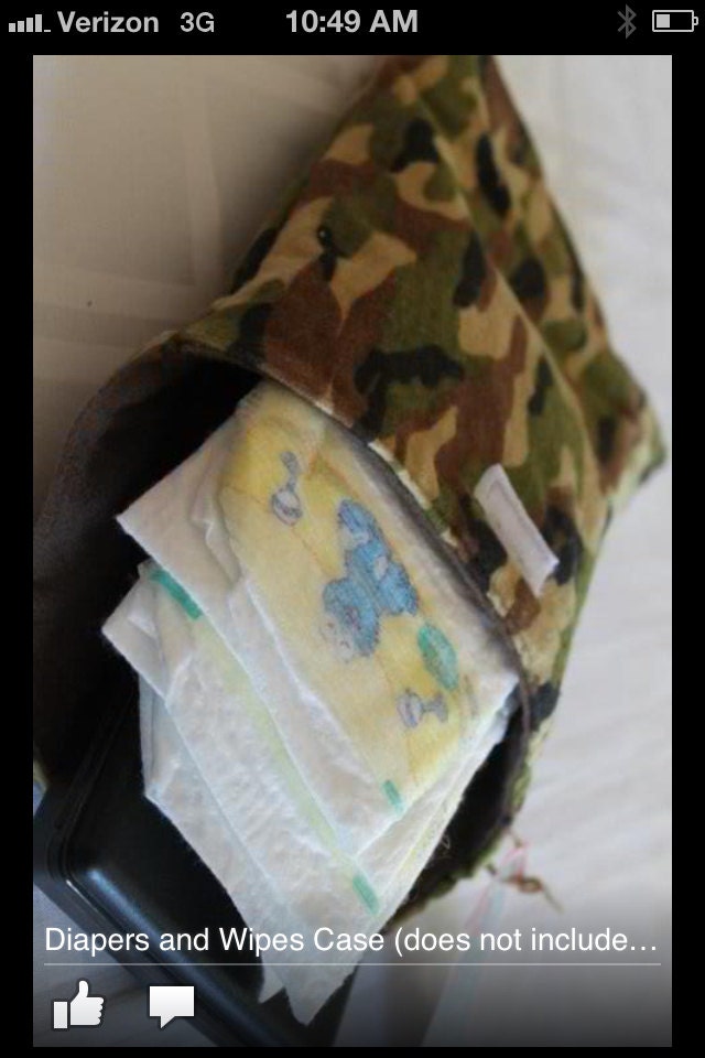 CLEARANCE Diapers and wipes case
