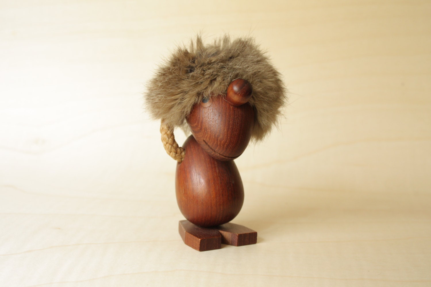 Hans Bølling Orskov Danish Modern Teak Figurine The Optimist