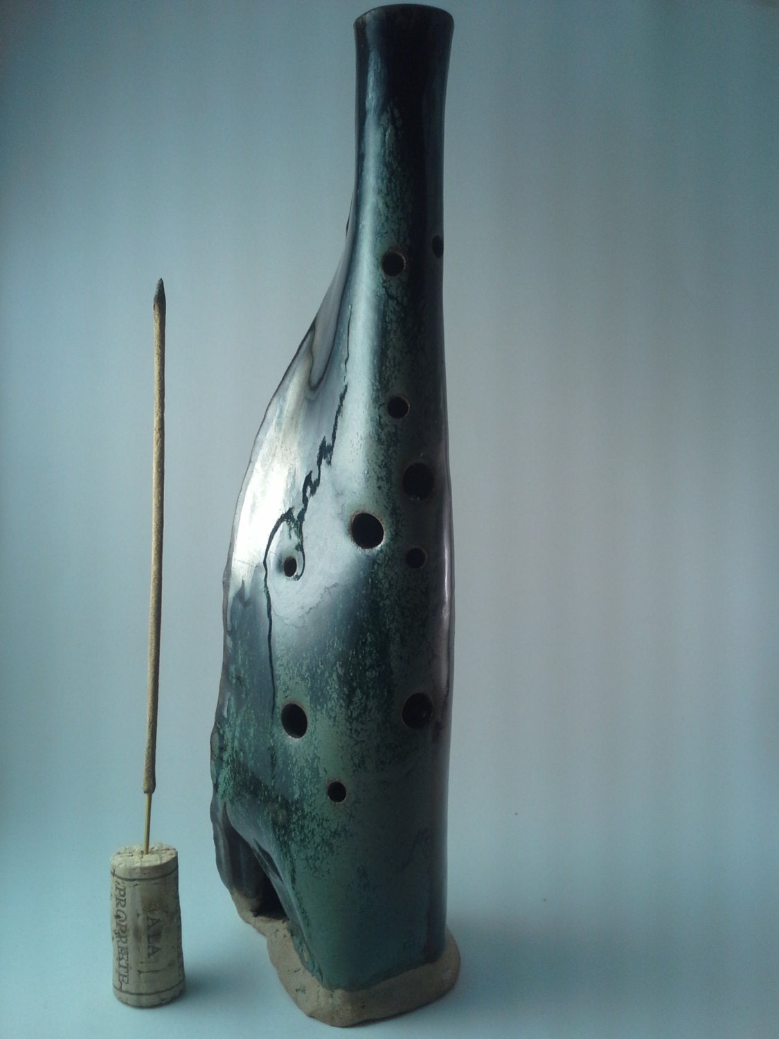 Ceramic Incense Burner w/ cork