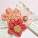 Shabby Headband - Chiffon Flower Headband - Baby Headband