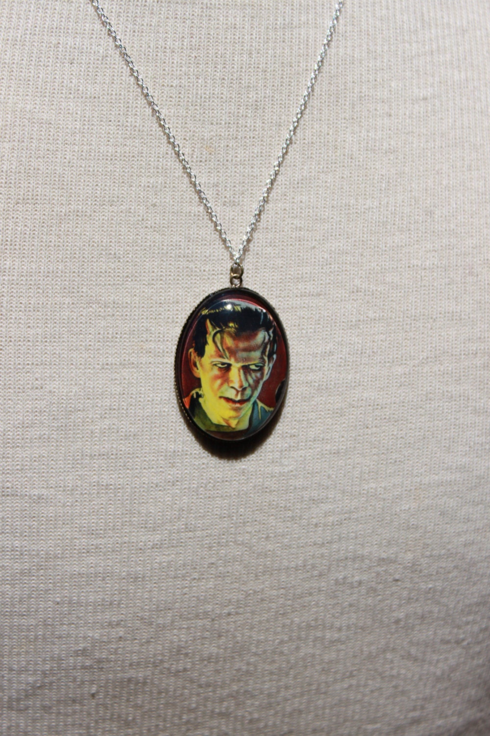 Frankenstein Horror Universal Classic Monster Movie Necklace