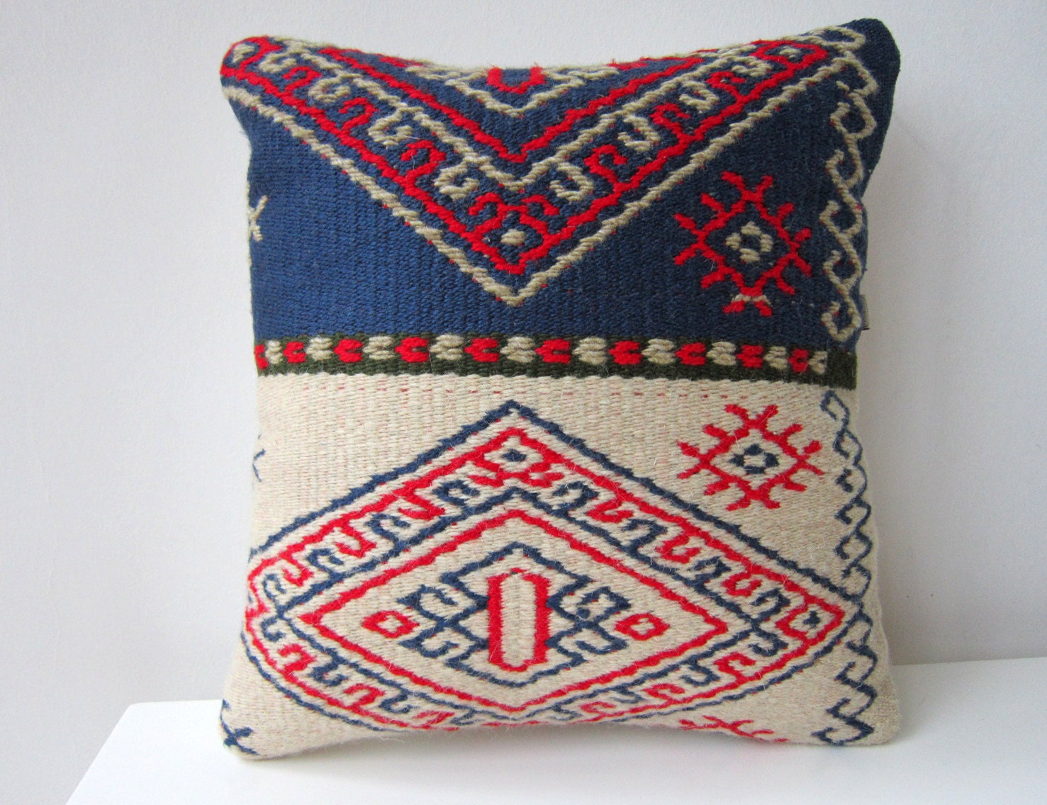 turkish rug Pillow Cover kilim