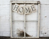 HOME Banner on Antique Book Pages - Choice of Pages and Words