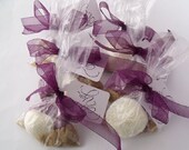 Wedding FAVOR Thank You Bags - White and Milk Chocolate Gifts - Beach Nautical  Bridal Baby Showers