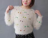 Monster Eyeball Sweater in Neon