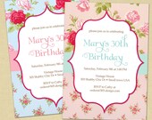 Shabby Chic Invitation by 505 Design Paperie - Printable Vintage Inspired Invitation Il_170x135