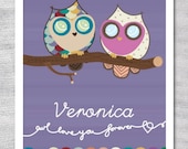 Personalised Poster - A4 - Owl Love you Forever