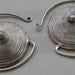 Temple Silver Spiral Earrings