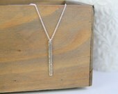 Rippling Water Sterling Silver Pendant Necklace