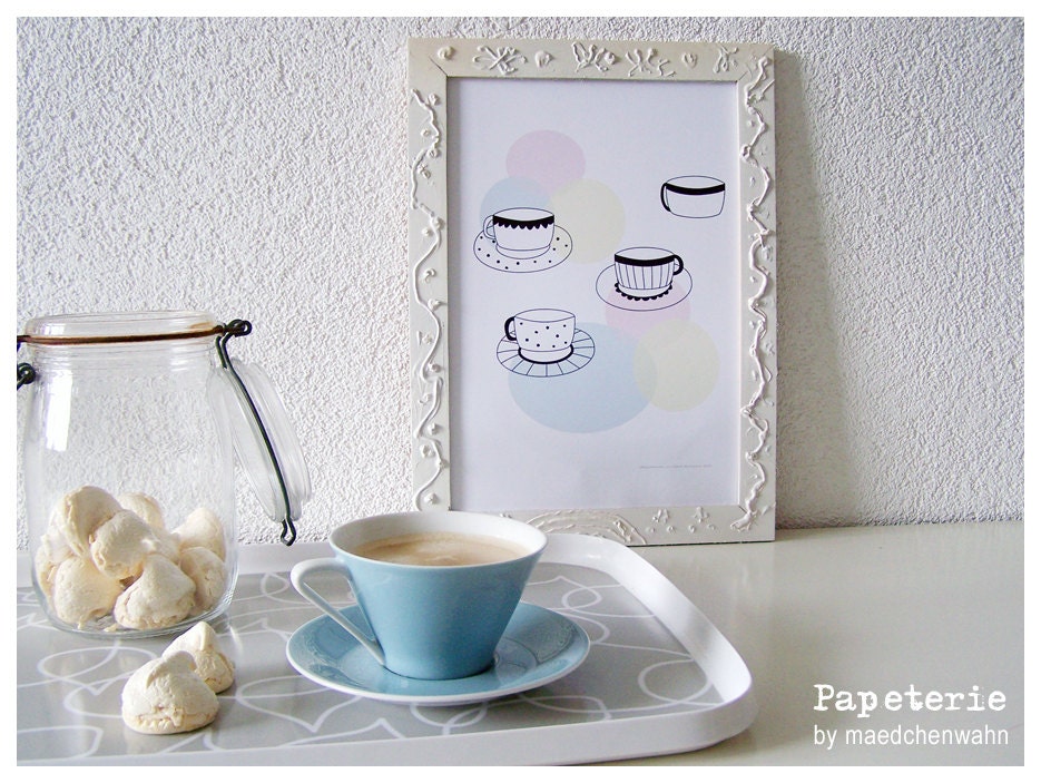 GOOD MORNING, A4 Print CUPS Poster