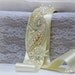 Wedding Dress Belt, Pearls and Rhinestones Beaded Sash,  Ivory Lace Wedding Sash