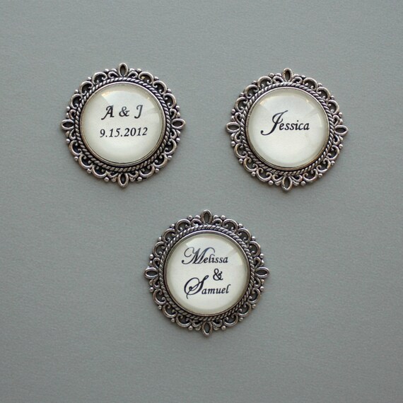 Personalized Satin & Lace FLASK GARTER -- Ivory and Champagne (Other Colors Available)