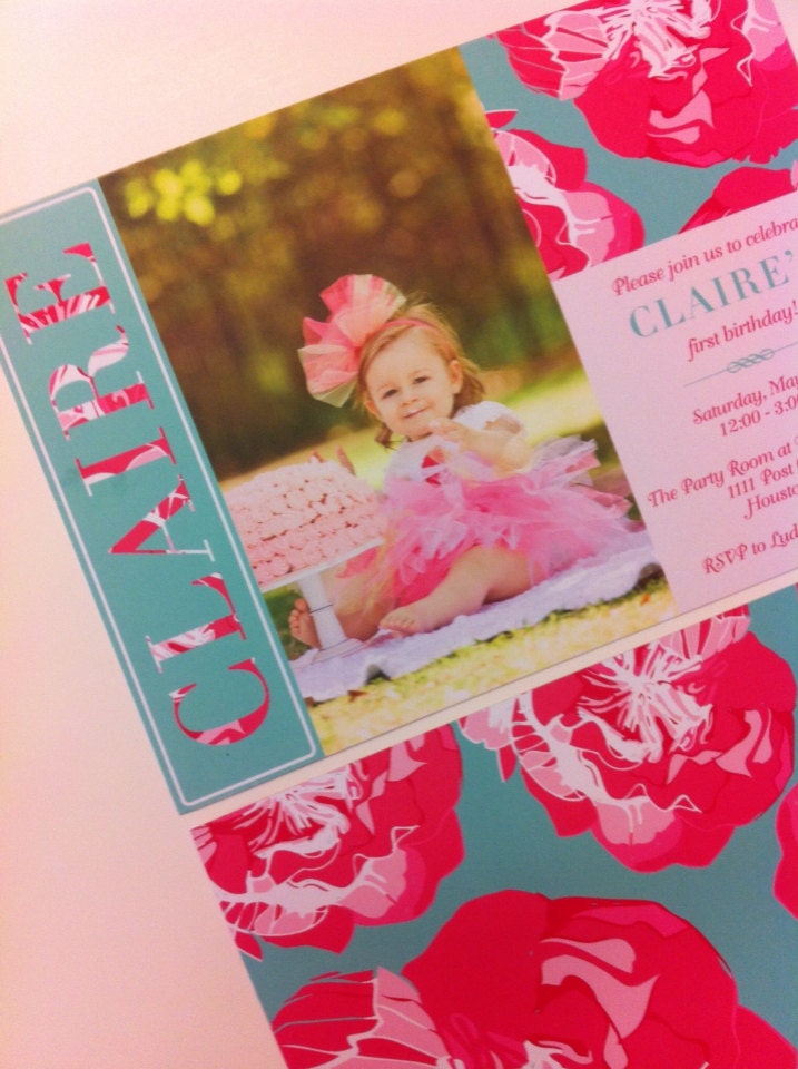 Lilly Pulitzer Watercolor Rose Inspired Party Collection Il_170x135