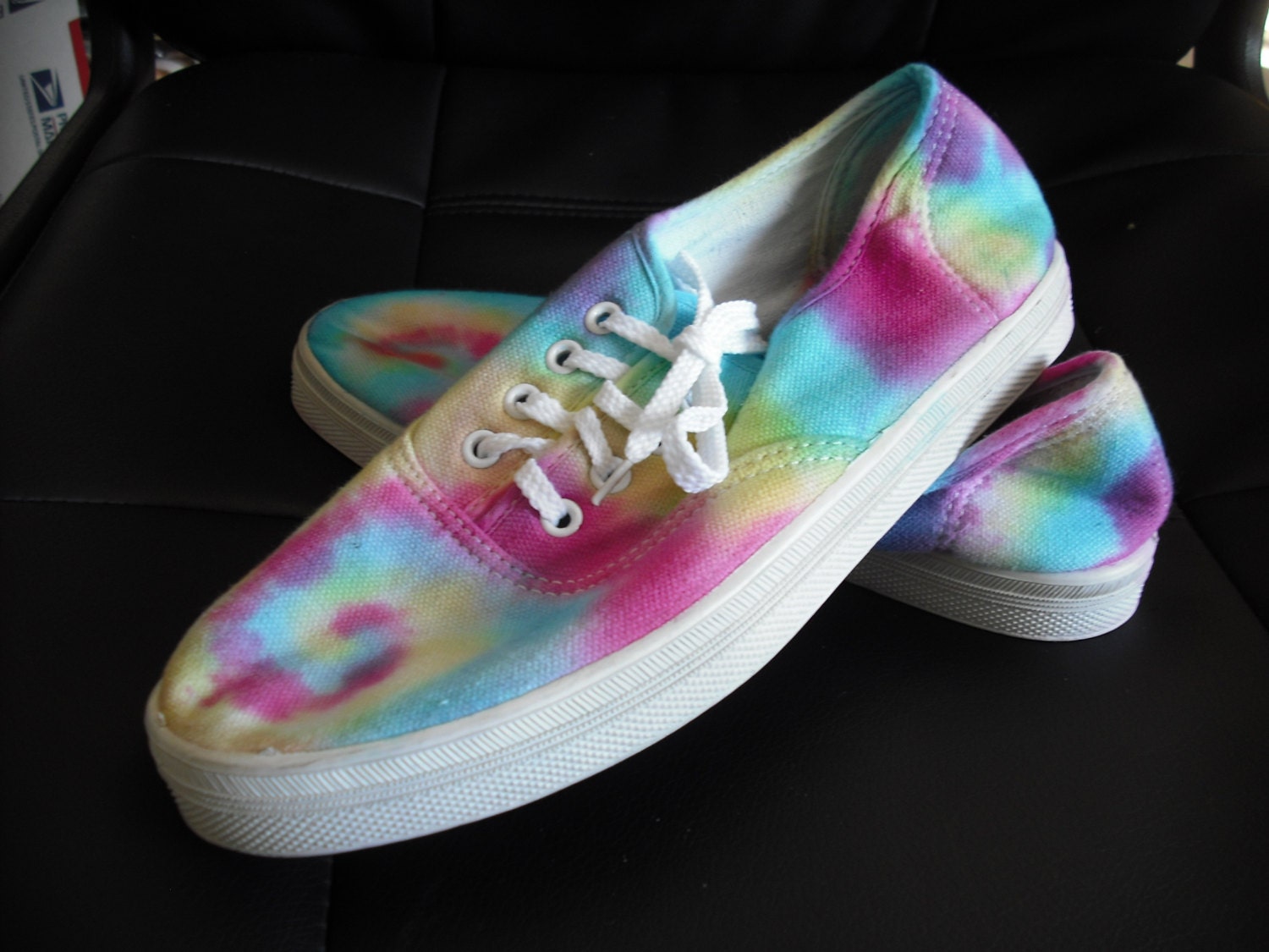 Tie dye womens shoes