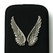 Galaxy S3 Case with Silver Angel Wings