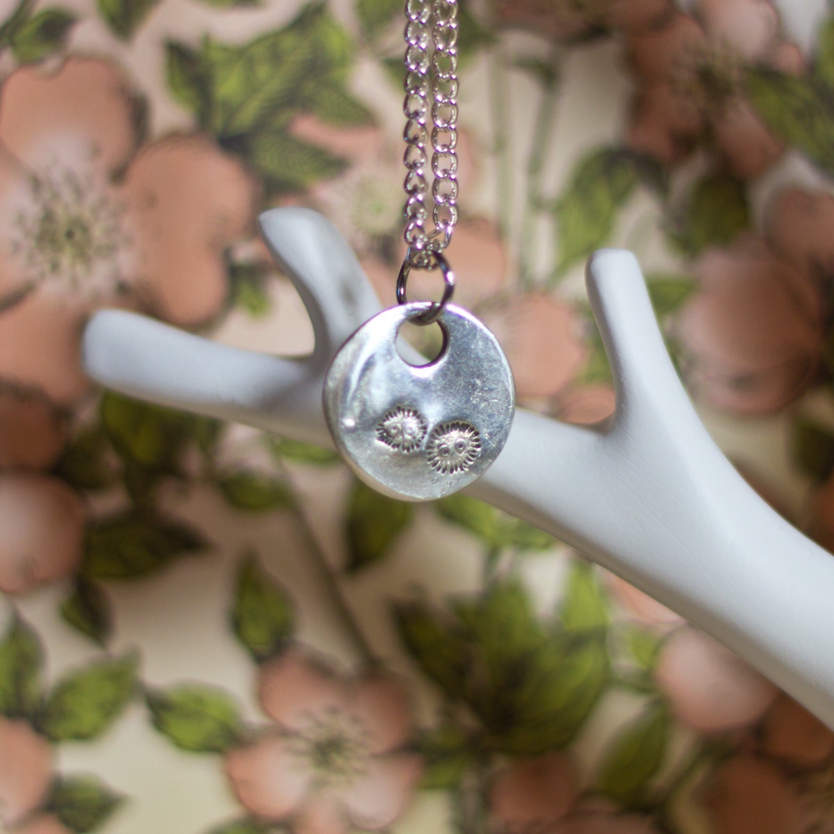 Totoro Handmade PMC Silver Pendant