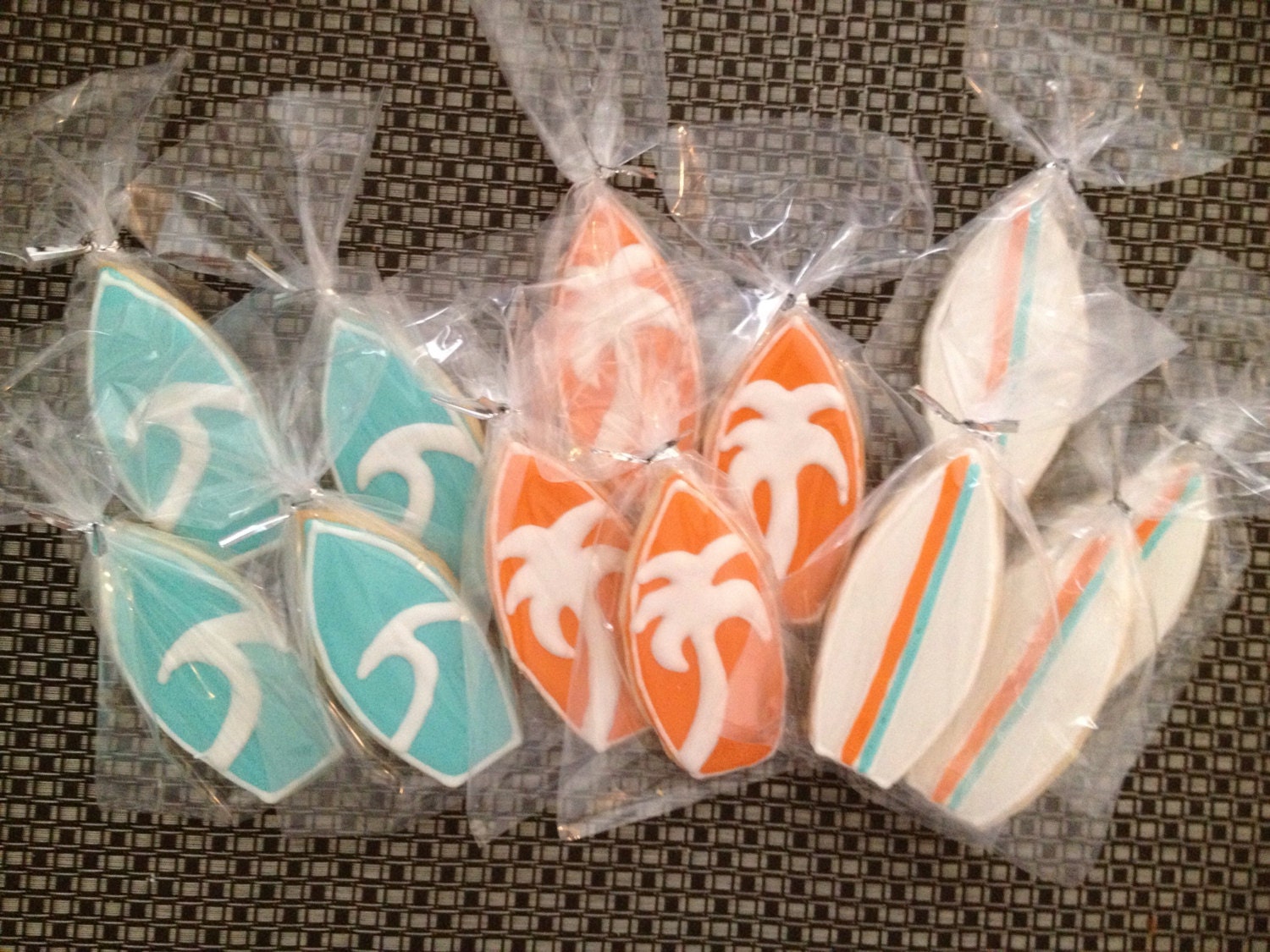 1Dz Surf Board Sugar Cookies