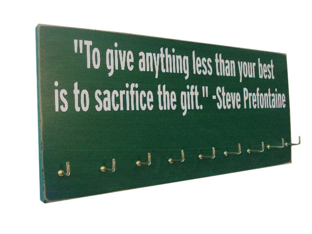 inspirational running quotes : Running Medals display Rack