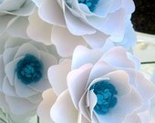 Handmade Paper Flowers - Stemmed - Wide Variety Of Colors - Wedding - Birthday - Special Events - Set of 12 - Made To Order Il_170x135