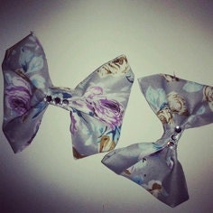 Rhinestone floral bow