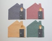 little placemats - set of 4 - blue red green yellow