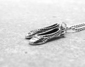 On Sale Ballet Slipper Necklace, Sterling Silver