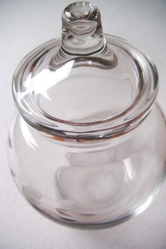 Handblown Princess House Crystal Heritage Dish w/ Lid