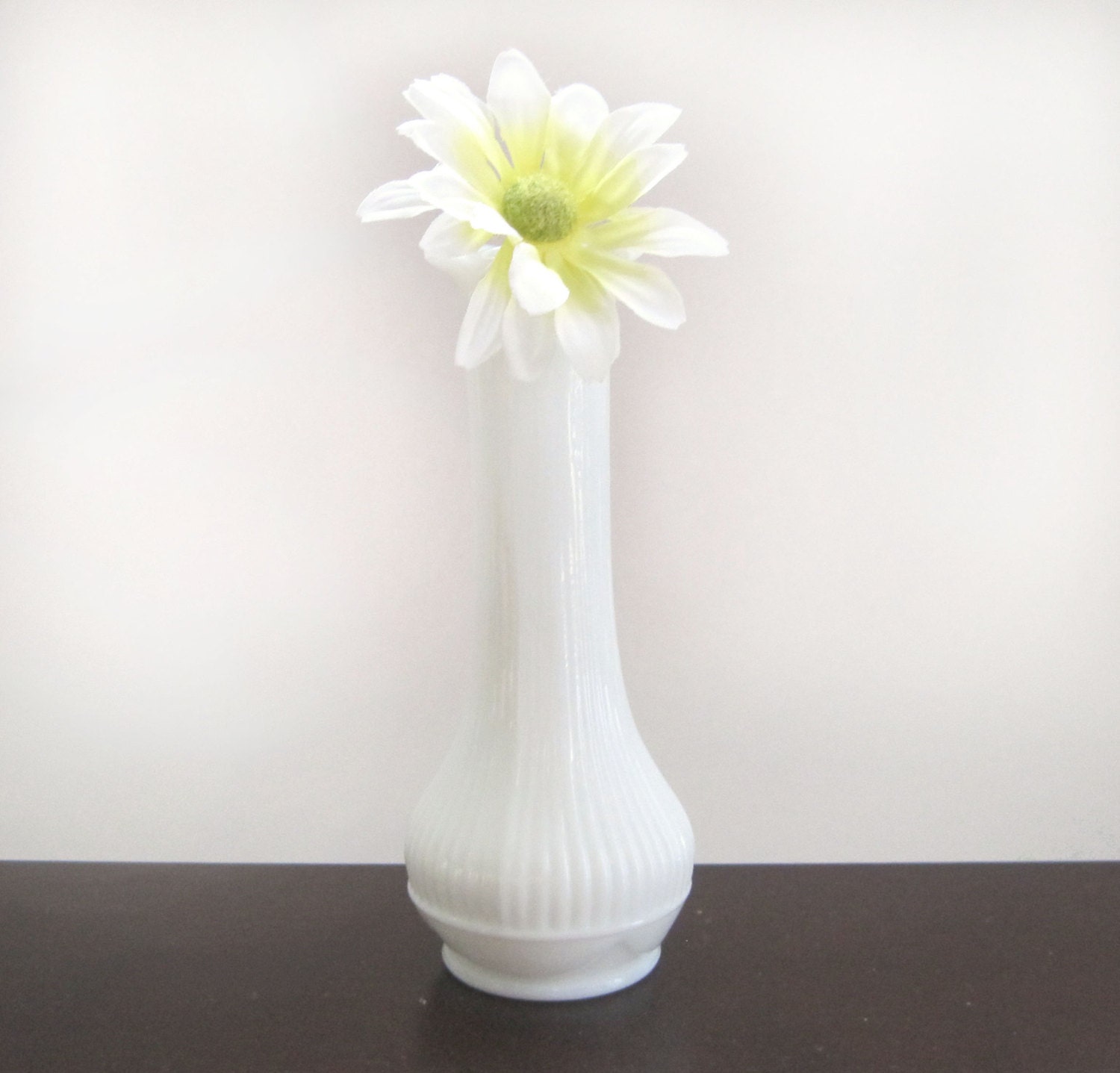 Items similar to Randall Milk Glass Vase Small Milk Glass Vase with