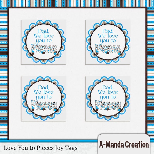 Father's Day Love You to Pieces Joy Tags Il_170x135