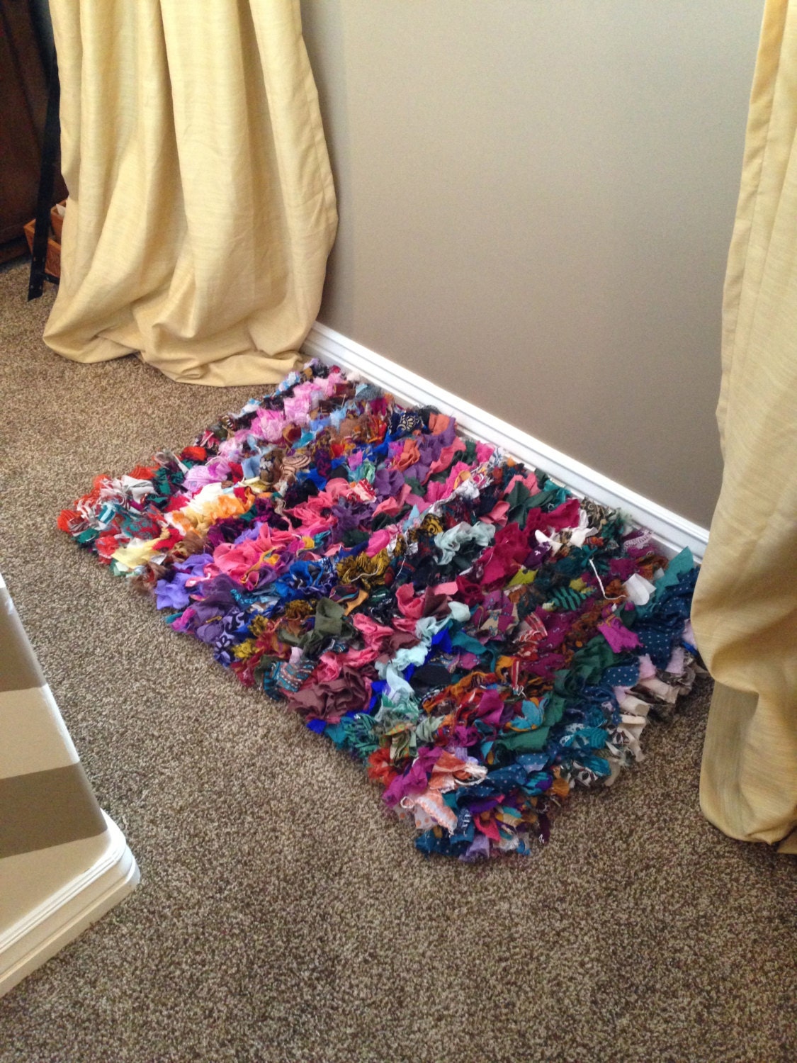 Rag Rug Photo Prop/Home Decor
