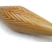 American Trade Bead - California - Bi-cone bead. Hollow blown boro glass lampwork.