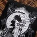 Do What Thou Wilt handmade screen printed back patch, white on black