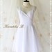 Sound Of Summer II - Sweet Elegant Spring Summer Lacy Sundress Pure White Color Thick Cotton Lace Party Wedding Cocktail Dress