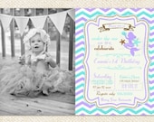 Mermaid Birthday Invitations
