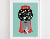My Childhood Universe - Art Print