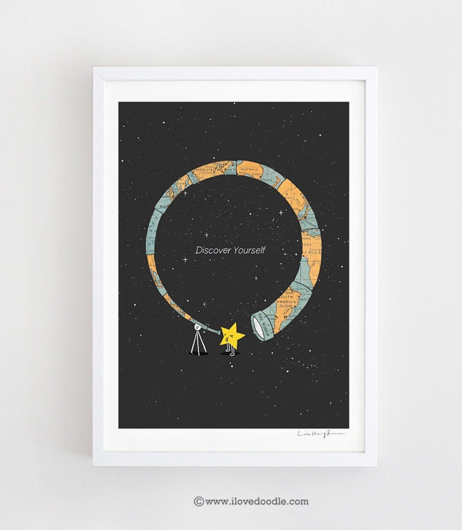Discover Yourself - Art Print
