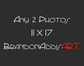 Any 2 Photos 11X17, Save With Print Sets, Kitchen Art, Home Decor
