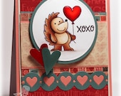 XOXO, handmade card