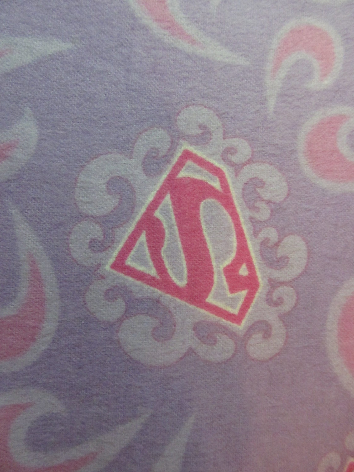 Flannel Pillowcase, SuperGirl