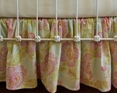 Custom Gathered Crib Skirt - in Your Choice of Fabrics