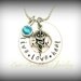 Hand Stamped Jewelry / RN necklace / Nurses / Nursing Student - Hand Stamped Stainless Steel