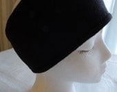 Black Fleece Headband, Ear Warmer, Ear Muff, Ear Band, Head Wrap, Head Wear, Head Band, Hair Band, Head Warmer, Ear Covering