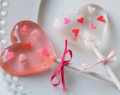 Valentine Heart Lollipops 1/2 dozen - sweetniks