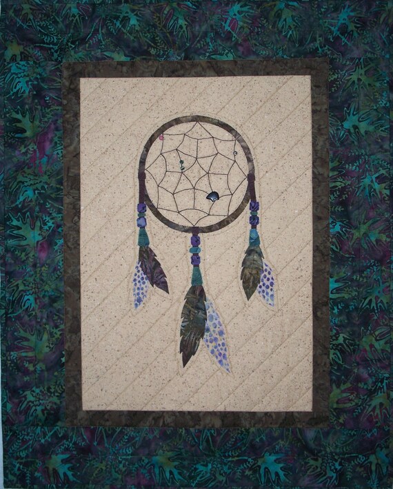 Dream Catcher Wall Hanging Quilt Pattern by QuiltLilyDesigns