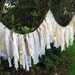 Wedding Garland, Wedding Banner, Wedding Decoration, Rustic Wedding Decor, Fabric Garland, Shabby Cottage Chic, Bridal Shower Decor