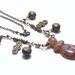 Sunstone Goddess Gypsy Bells Brass Necklace