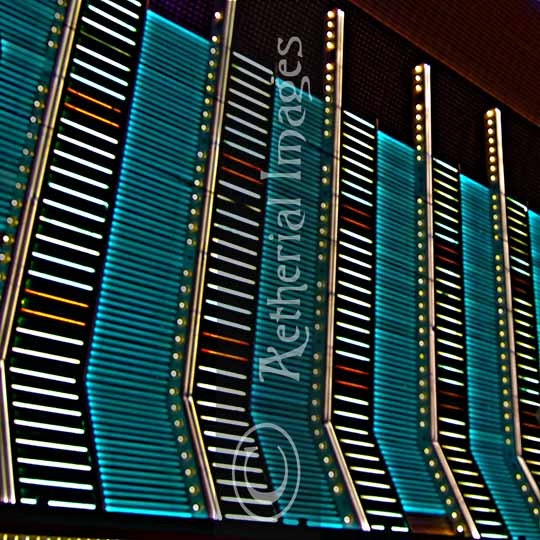 Binion's Lights 12x12 Fine Art Print