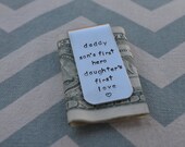 Personalized Hand Stamped Money Clip