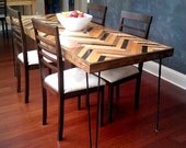 Herringbone Dining Table or Desk